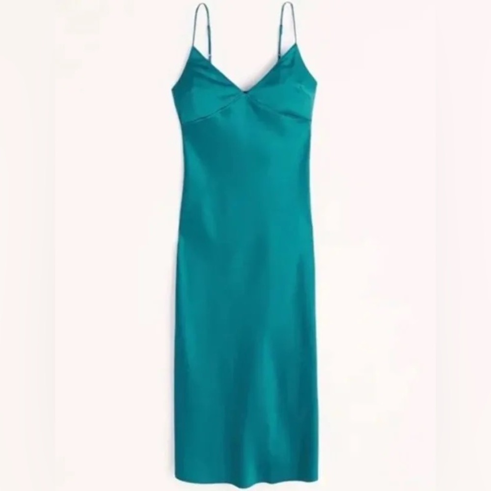 Abercrombie and Fitch Teal Midi Dress
